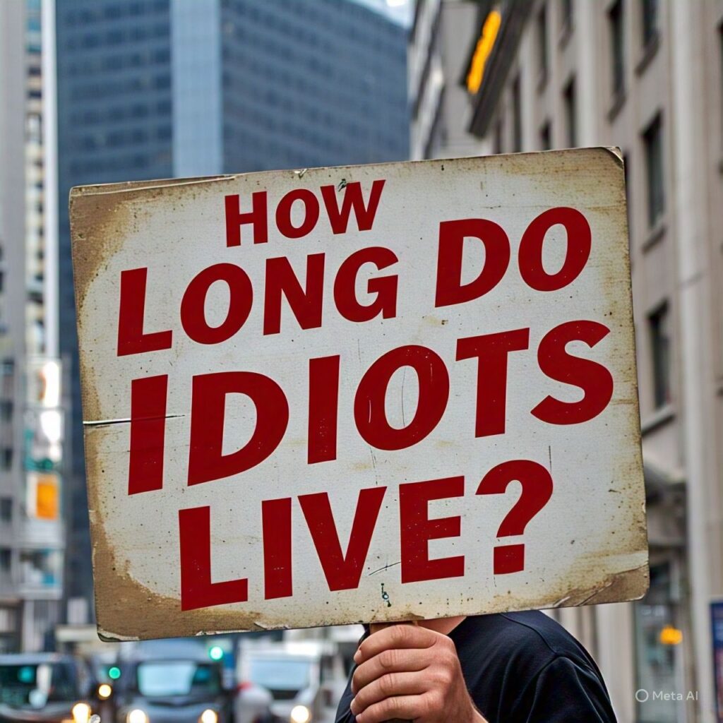 how long do idiots live