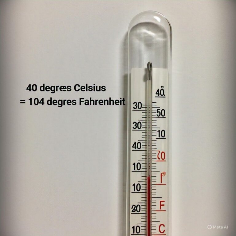 40 degrees c to f